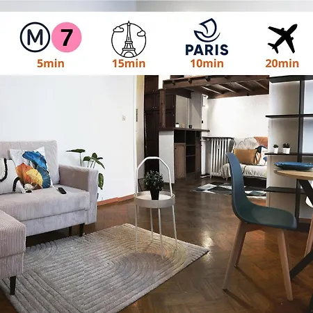 Apartment Cosy A 10 Min De Paris Ivry-sur-Seine
